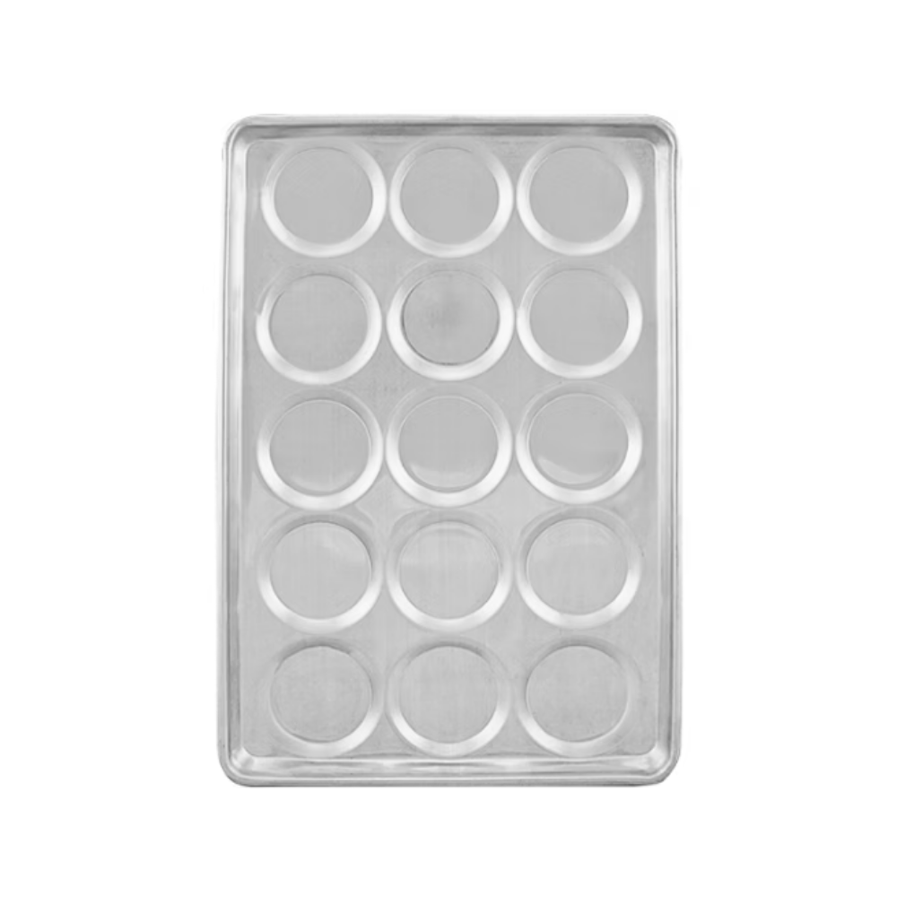 Almetal AL-HET.24.60.90.115 Alüminyum Hamburger Ekmek Tava (115 mm) 60x90 cm 24 Göz