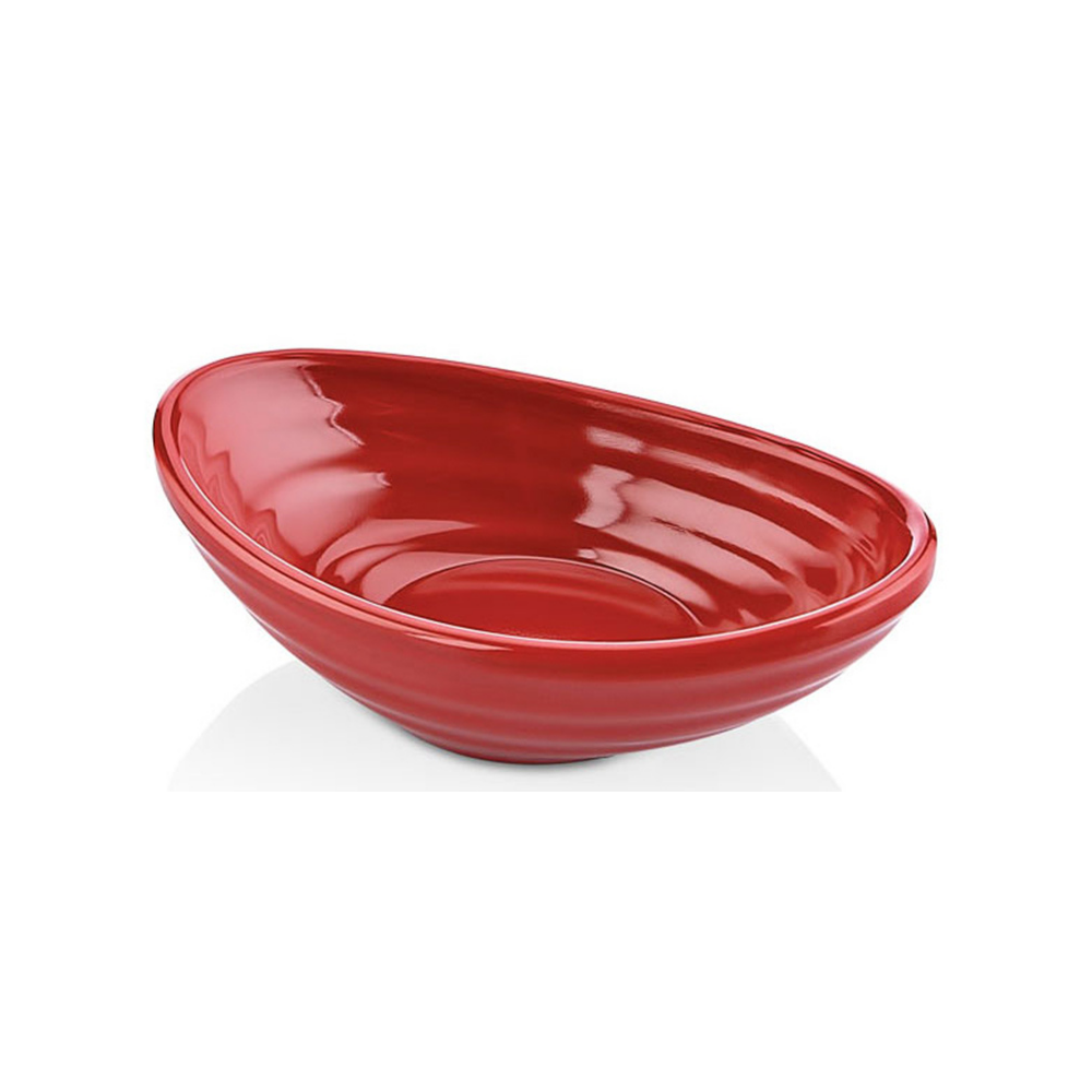 Atlasform K750 Oval Sosluk, 10,5x6,2 cm, Kırmızı