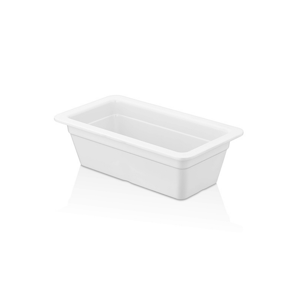 Atlasform B775 GN 1/3, 32,5x17,7 cm - 100 mm, Beyaz