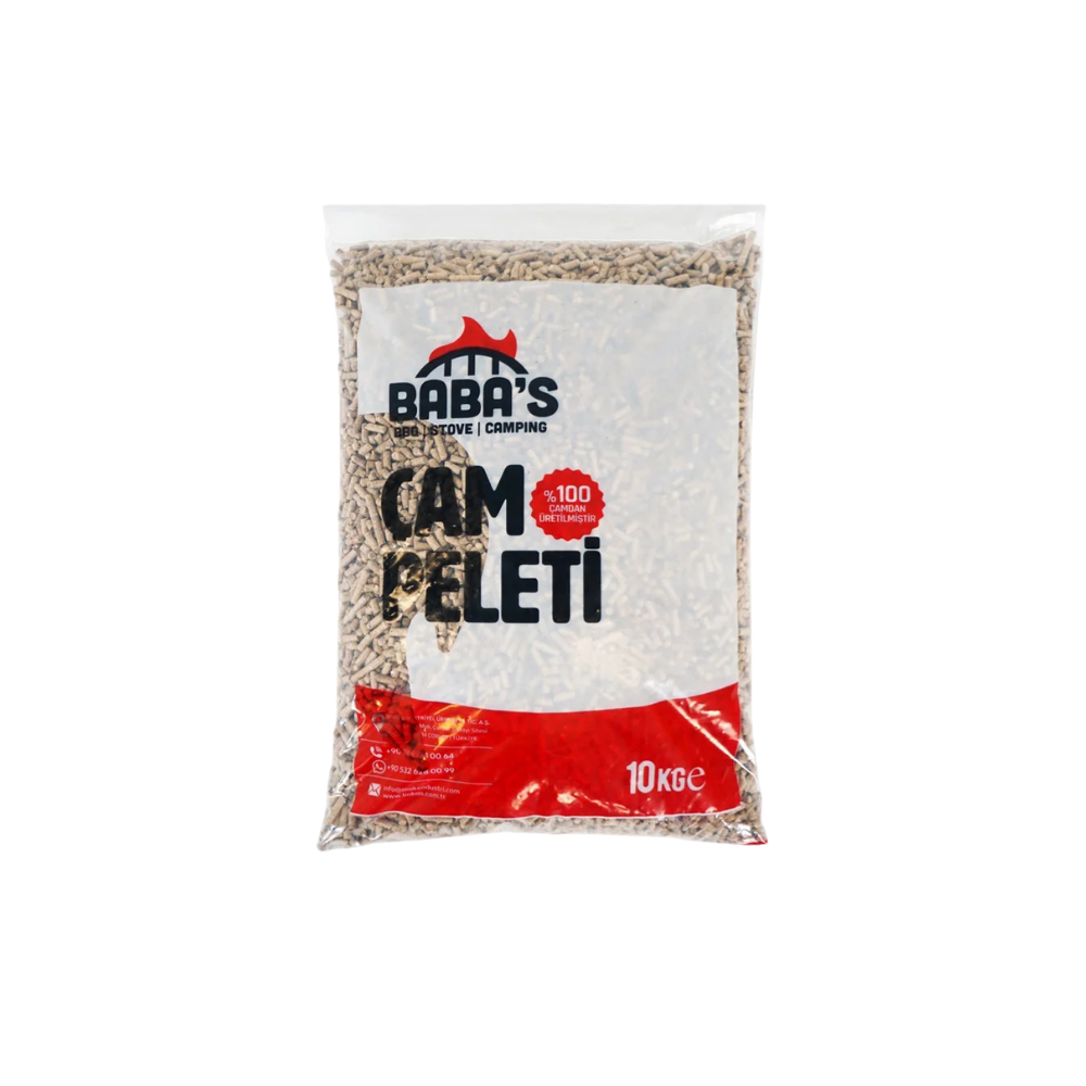 Baba's Çam Peleti Ø6 mm 10 kg Poşet