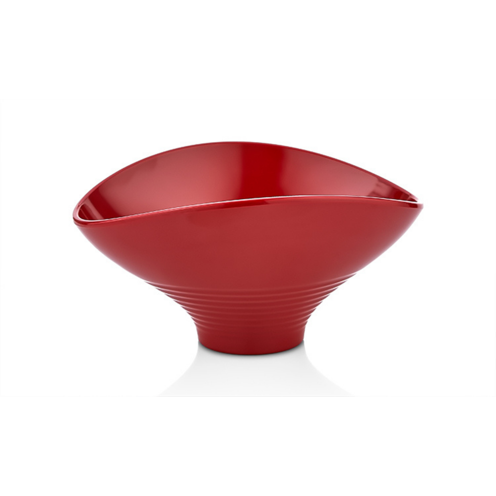 Atlasform K753 Oval Sunum Kase, 21,5x18 cm, Kırmızı