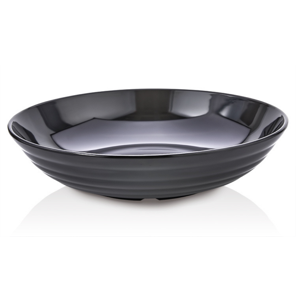 Atlasform S730 Yuvarlak Sunum Kase, 33,5 cm, Siyah