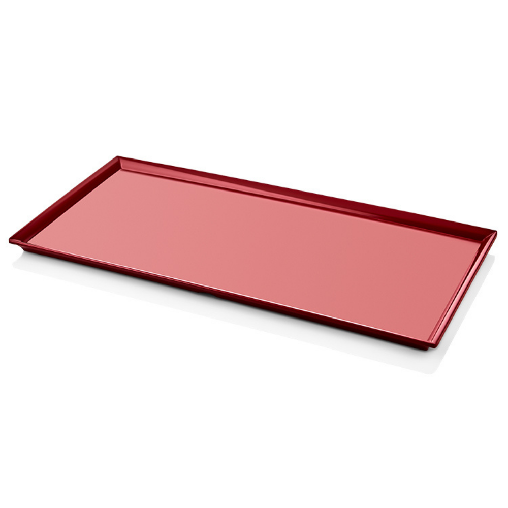Atlasform K704 Pastane Sunum Tepsisi, 43x25 cm, Kırmızı