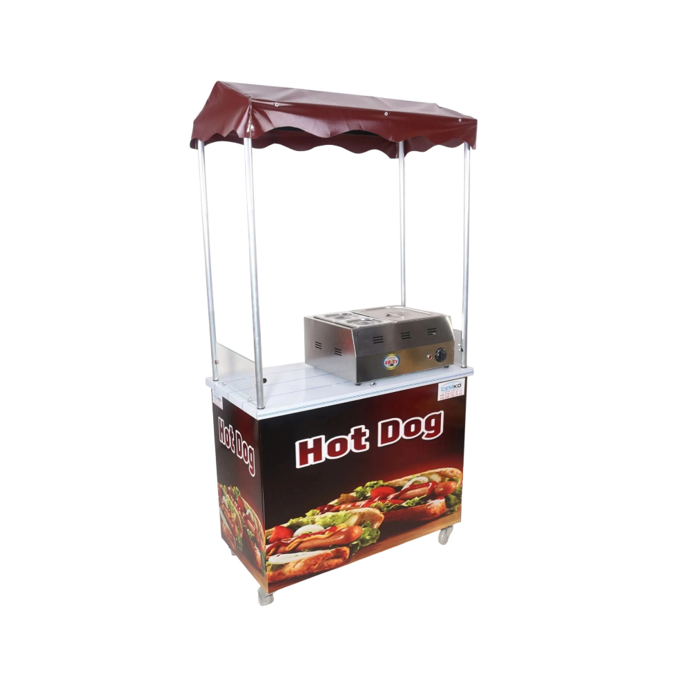 Cemko 1650 Hotdog Arabası Muş Modeli