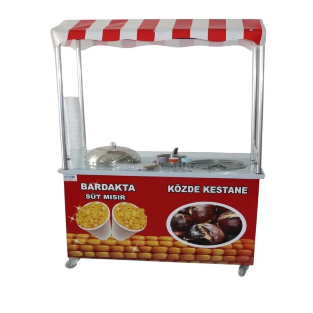 Cemko 1553 Közde Kestane ve Bardak Mısır Arabası Boyabat Modeli