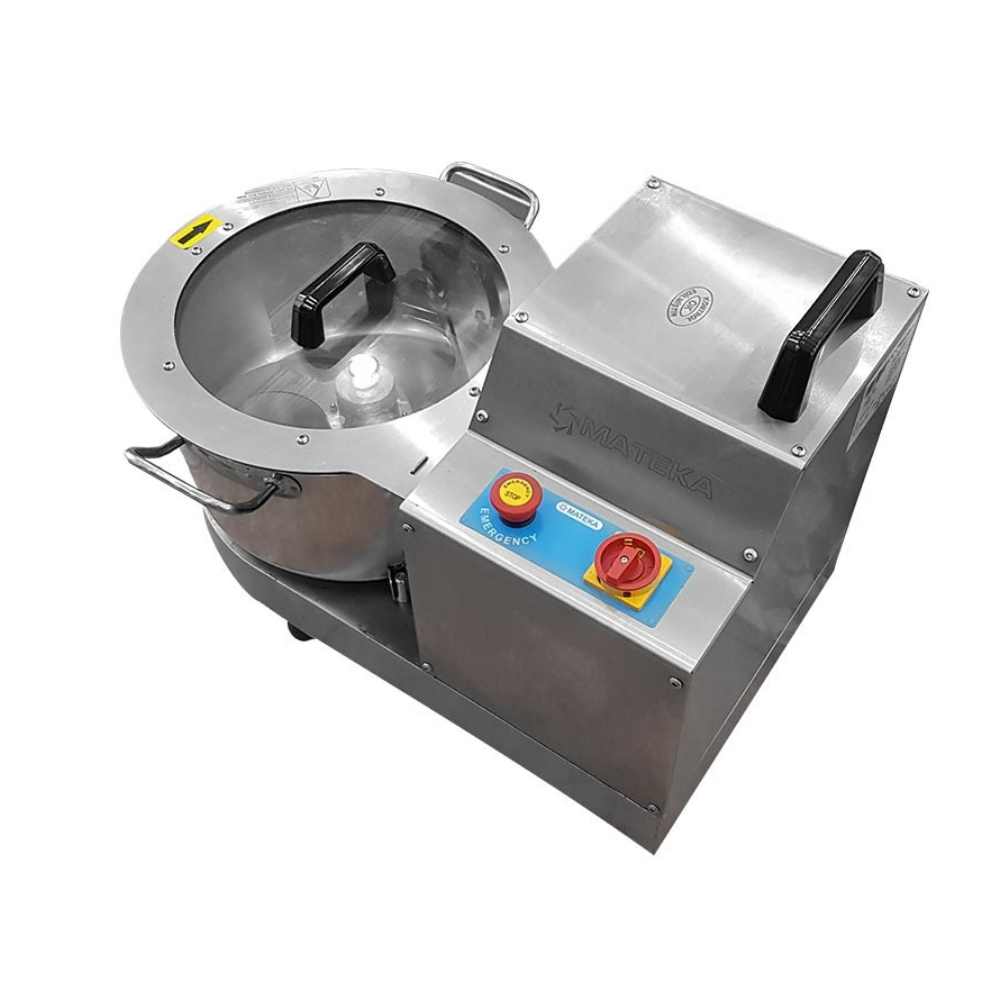 Mateka ZRH 360TS Gıda Parçalayıcı Zırh, 3 Bıçaklı, Set Üstü, 380V