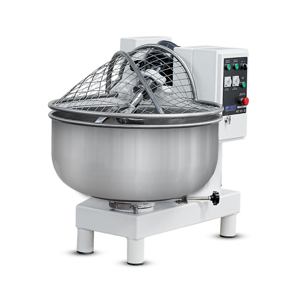 Dirmak PET 125-32 2 Devirli Çatallı Hamur Yoğurma Makinesi, 125 L
