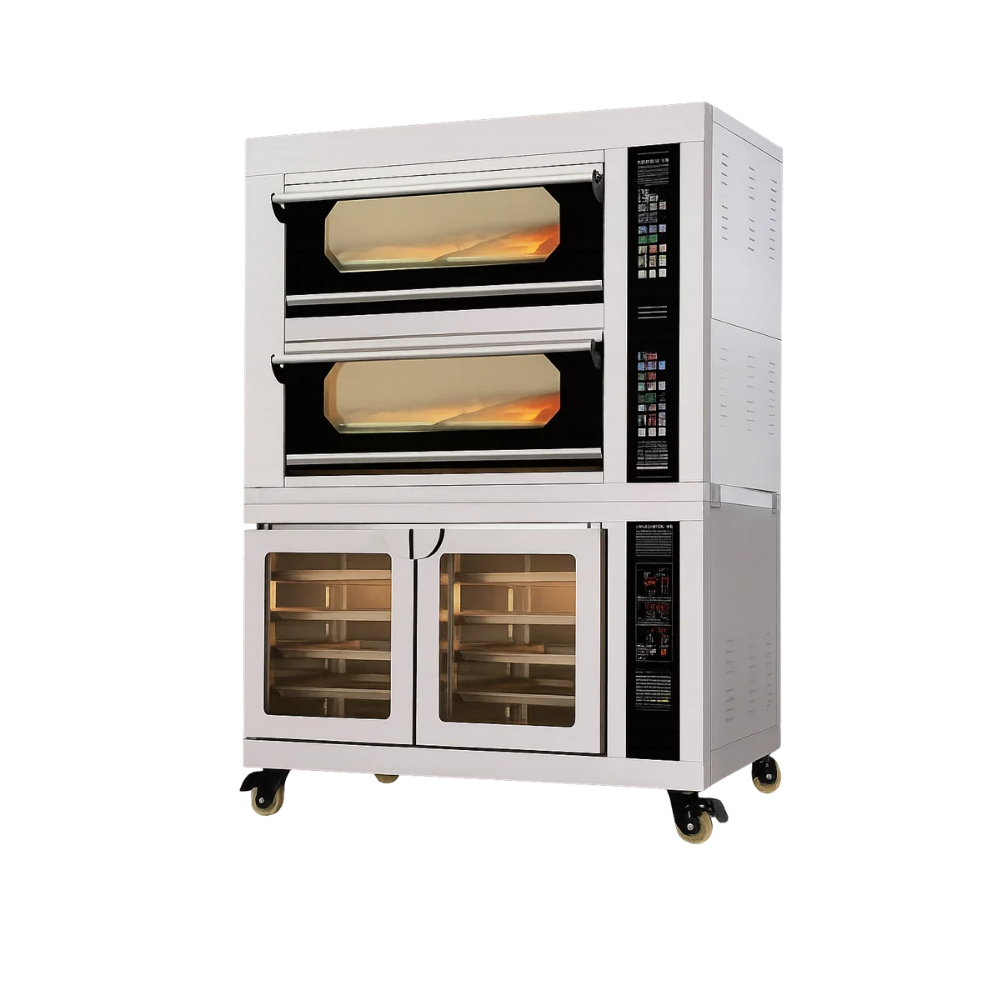 By Kitchen DTTF-464 İki Katlı Taş Tabanlı Elektrikli Fırın 4 Tepsi