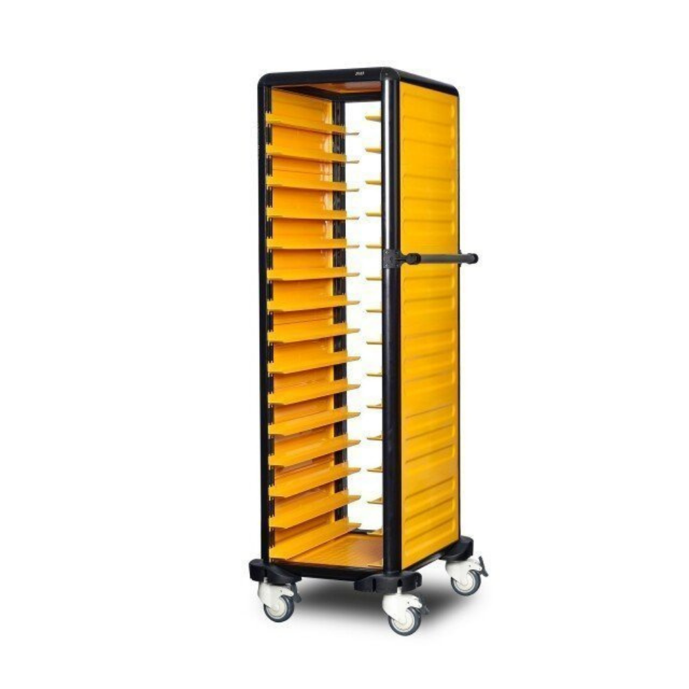 Gastrolley G.ST.150.S.2 Tekli Servis Tepsi Arabası 150 (2 Yanı Kapalı)