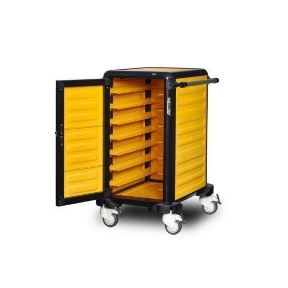 Gastrolley G.ST.75.S.3 Tekli Servis Tepsi Arabası 75 (2 Yan + Arka Kapalı)