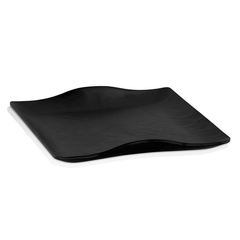 Atlasform S790 Mat Kare Sunum Tepsisi, 28x28 cm, Siyah