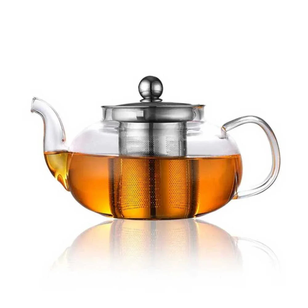 Cam Demlik 500 ml - Çelik Süzgeç