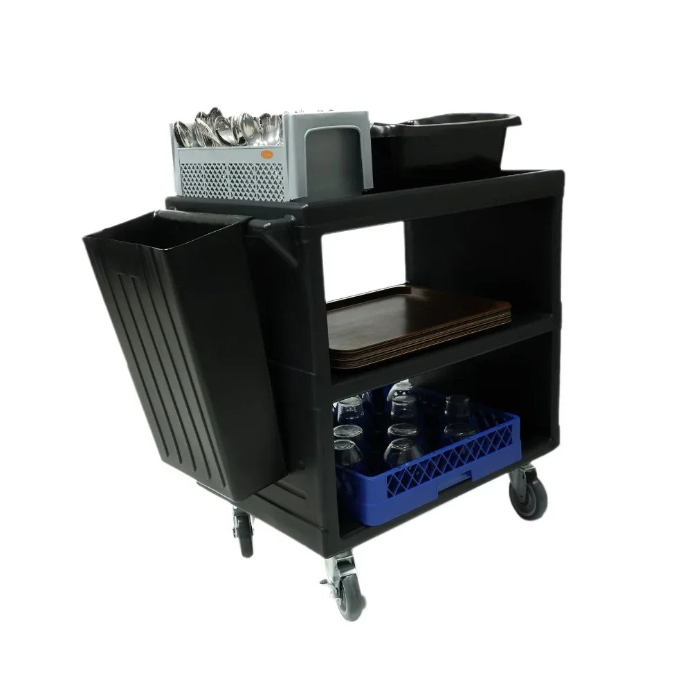 Tribeca SAA-85.SY Servis Arabası, 3 Katlı, Açık, Siyah