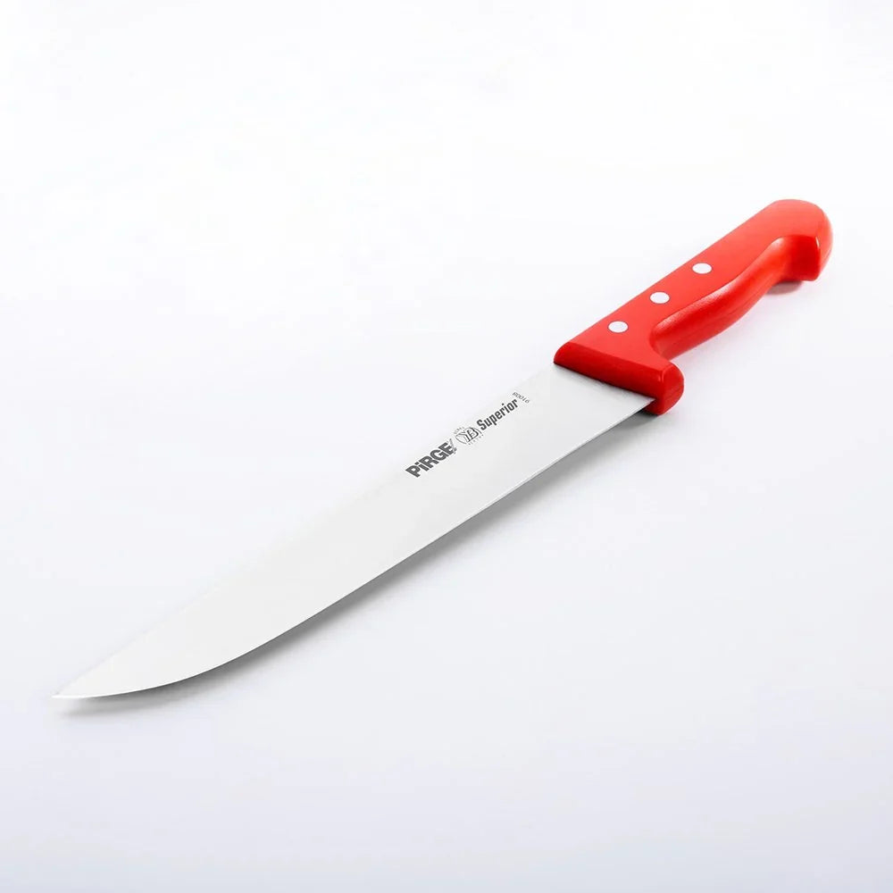 Pirge PRG91008-02 Superior Kasap Bıçağı No: 5 25 cm Kırmızı - Mutbaka Endüstriyel Mutfak Ekipmanları