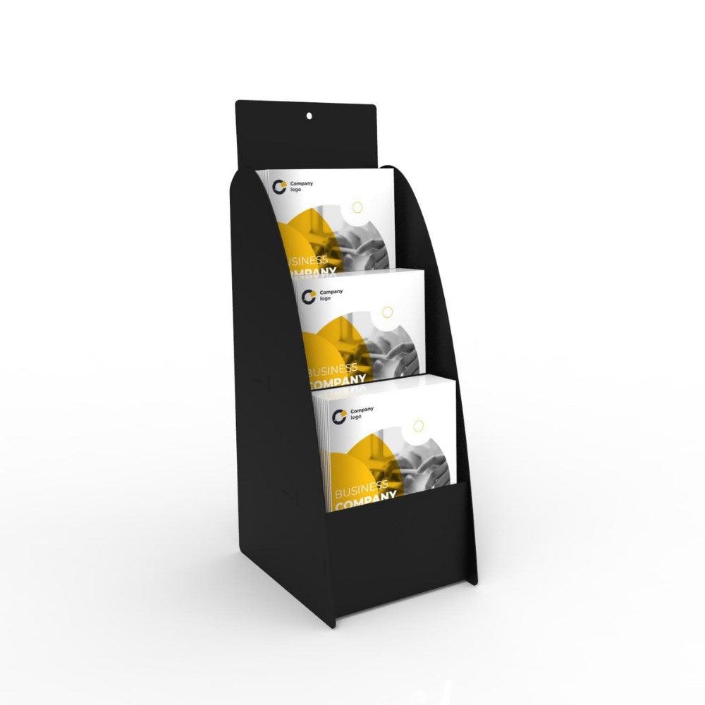 Decorelax 3 KATLI METAL BROŞÜRLÜK , A6 BROŞÜRLÜK,OFİS BROŞÜRLÜK , FUAR DAVETİYE STANDI,BİLGİLENDİRME - Mutbaka