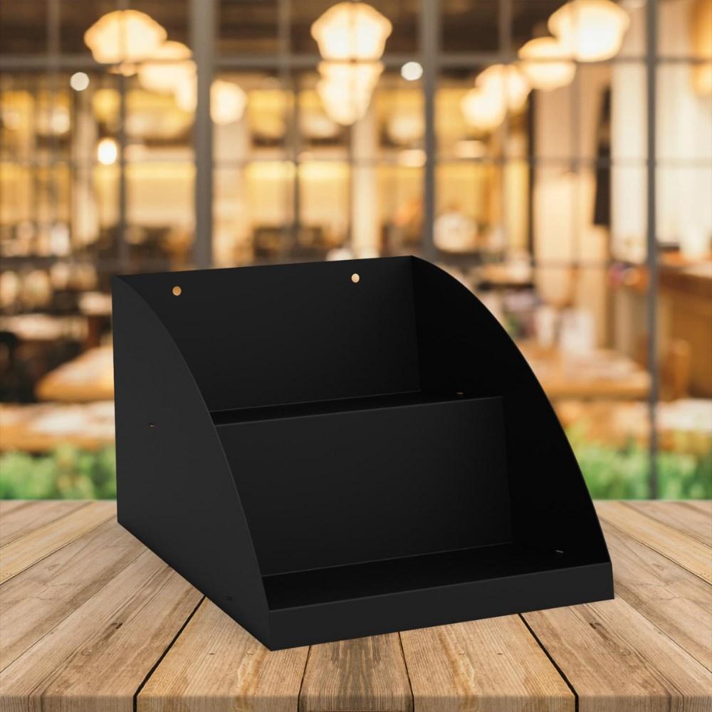 Decorelax Kasa Önü , Bar Önü ,Tezgah Önü Aperatif Standı , Tezgah Önü Organizer Raf 25 Cm 2 Katlı