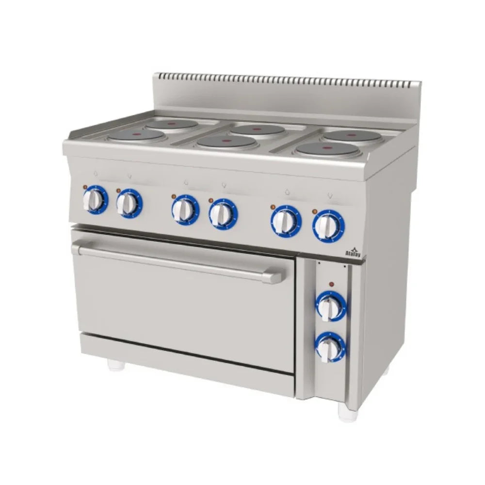 Atalay E AEK-1060 Elektrikli Kuzine 1000x600 12 Kw - Mutbaka Endüstriyel Mutfak Ekipmanları