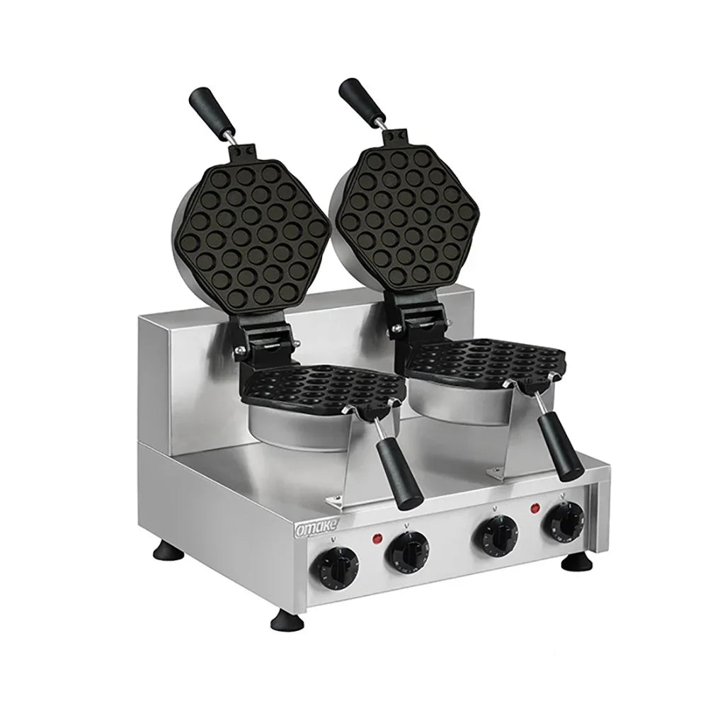 Omake WFL12.E22.0301 Çiftli Döner Yuvarlak Waffle Makinesi Balls Model, Zamanlayıcılı, Elektrikli
