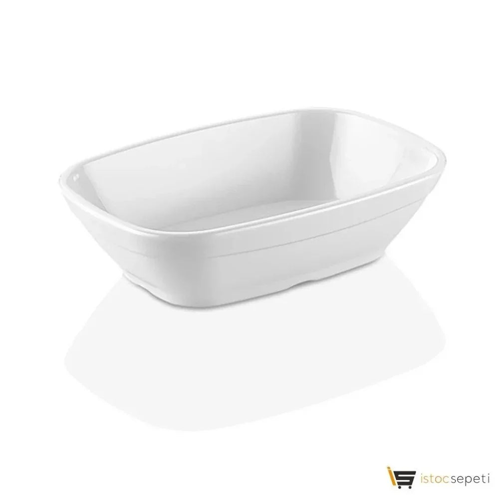 Güral EO17KR00 Ent Kare Kayık Tabak 17 cm - Mutbaka Endüstriyel Mutfak Ekipmanları