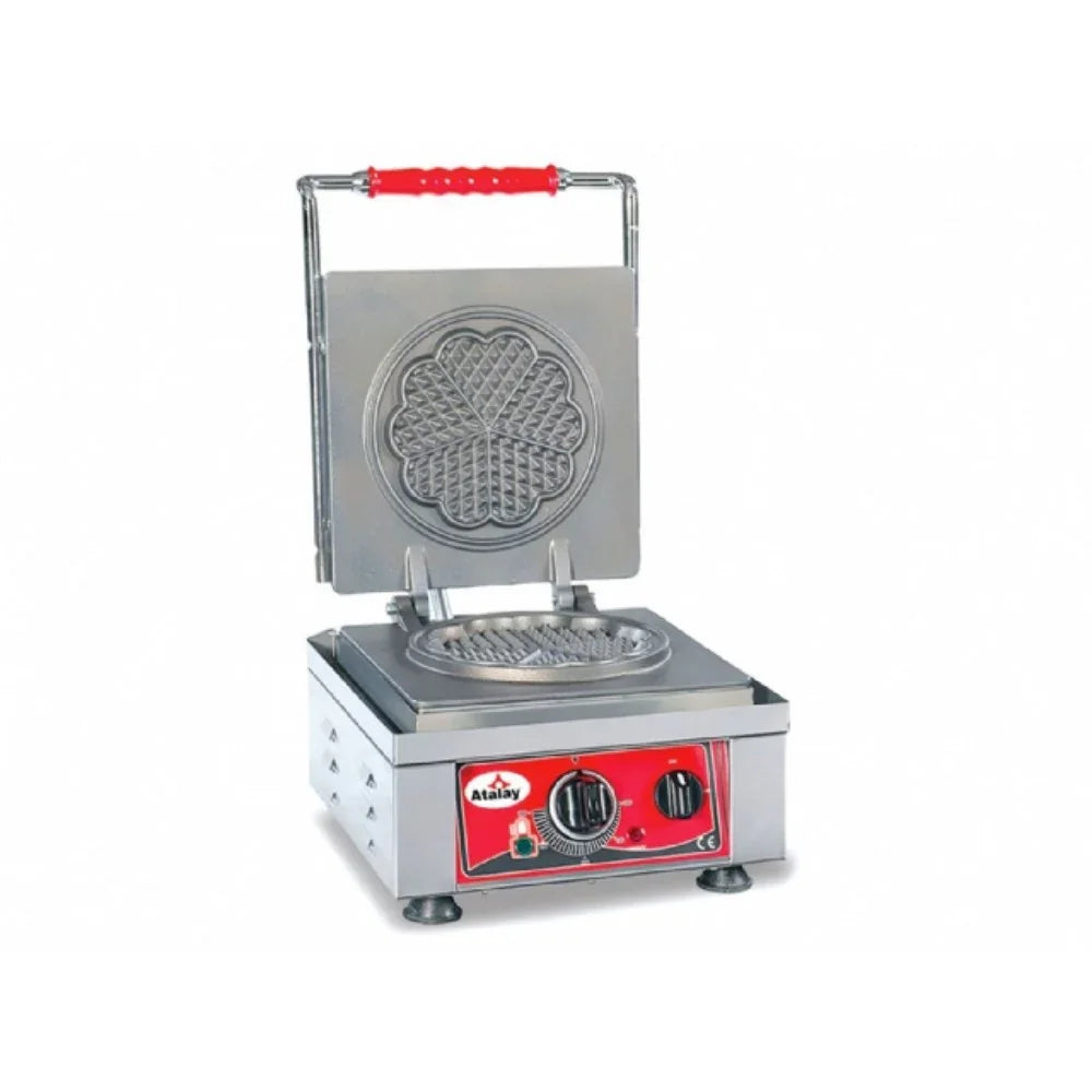 Atalay AWMC-2401 Waffle Makinesi Yonca Tekli 2,2 Kw - Mutbaka Endüstriyel Mutfak Ekipmanları