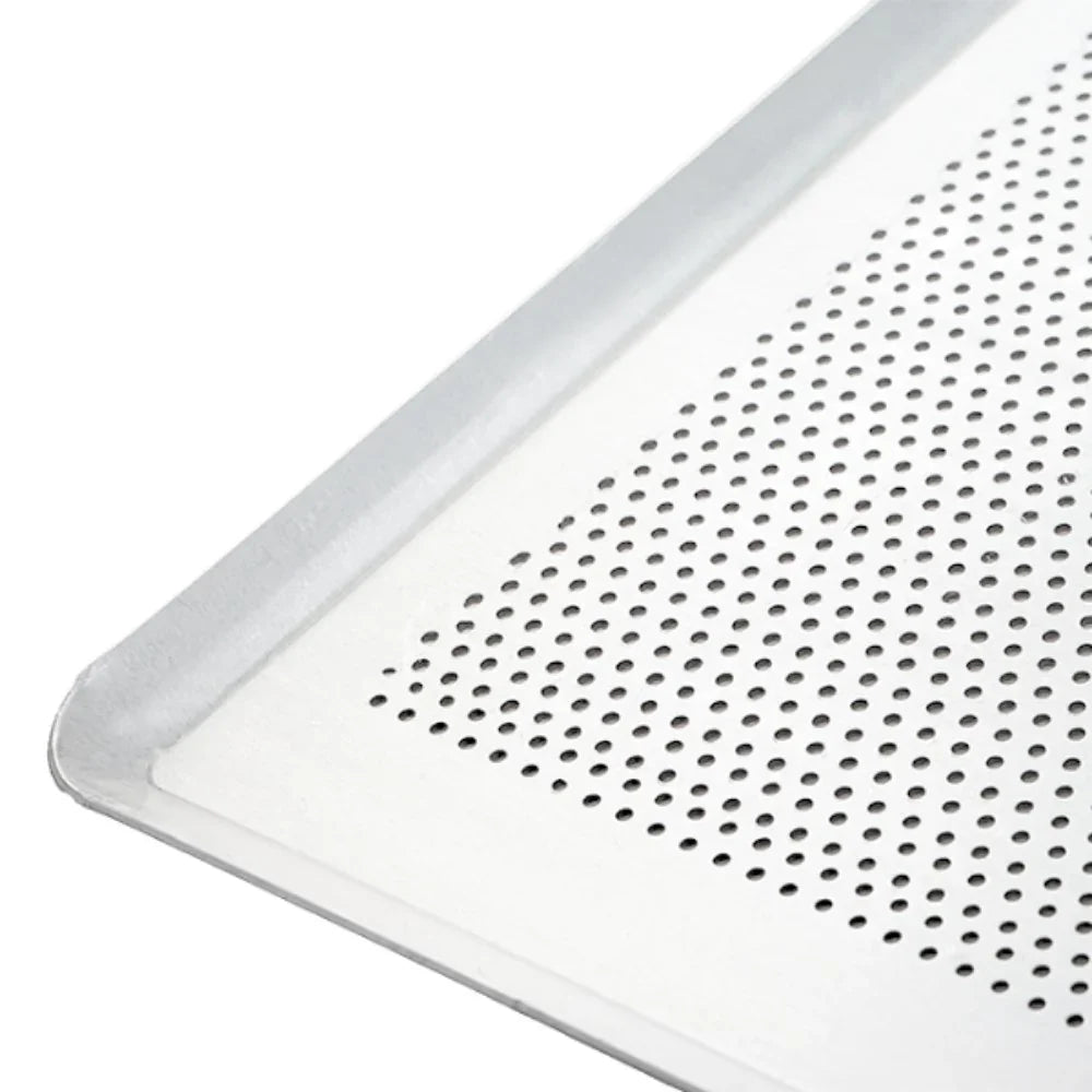 Almetal AL-AÇL.P.325.53.1 Delikli Alüminyum 45° Açılı Tava 2 mm 32,5x53x1 cm