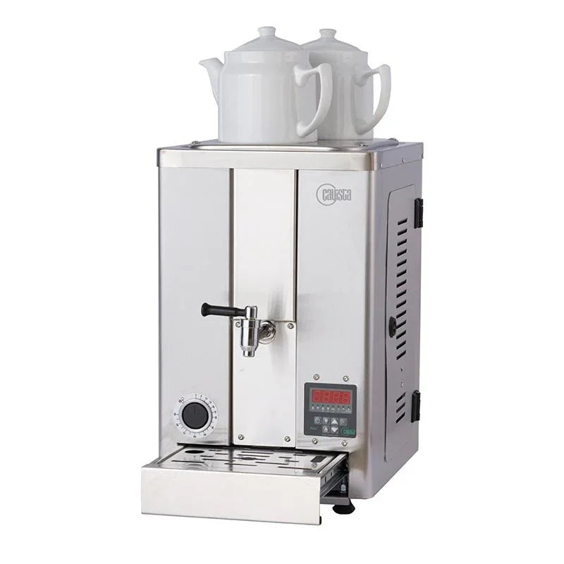 Çayista QQSE2I QerQüQ Çay Makinesi, 2 Demlik Kapasiteli, 13 L, Elektrikli, Inox - Mutbaka Endüstriyel Mutfak Ekipmanları