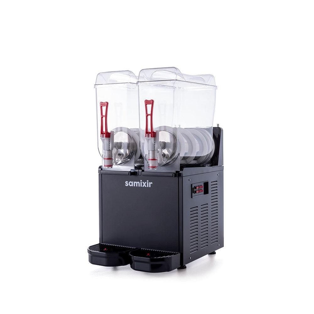 Samixir Slush Twin Buzlu İçecek Dispanseri 12+12 L Siyah - Mutbaka