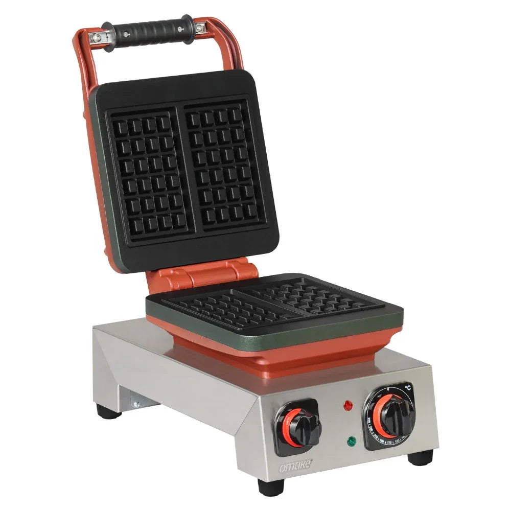 Omake WFL21.E12.0201 Tekli Kare Waffle Makinesi Brüksel Model, Zamanlayıcılı, Elektrikli - Mutbaka Endüstriyel Mutfak Ekipmanları