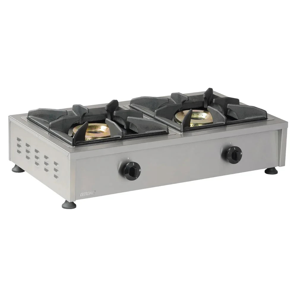 Omake OCK03.N21.0001 İkili Set Üstü Ocak, Gazlı, 71x43,5x21 cm