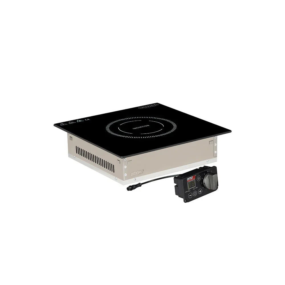 Omake IND02.I15.2500 Cam Yüzeyli Ankastre İndüksiyon Ocak, 2500 W, Elektrikli