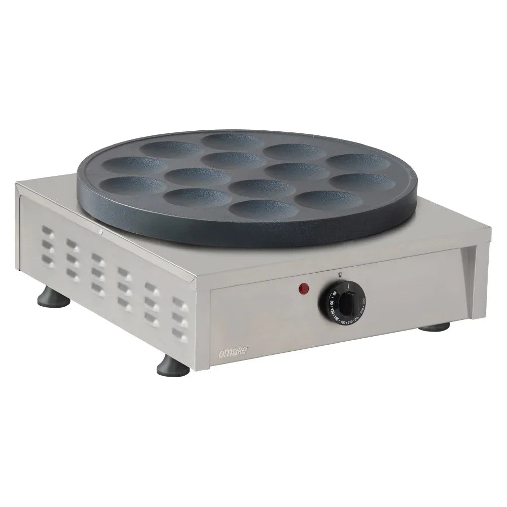 Omake PNK04.E11.0014 Tekli 14 Bölmeli Teflonlu Pankek Makinesi, Elektrikli