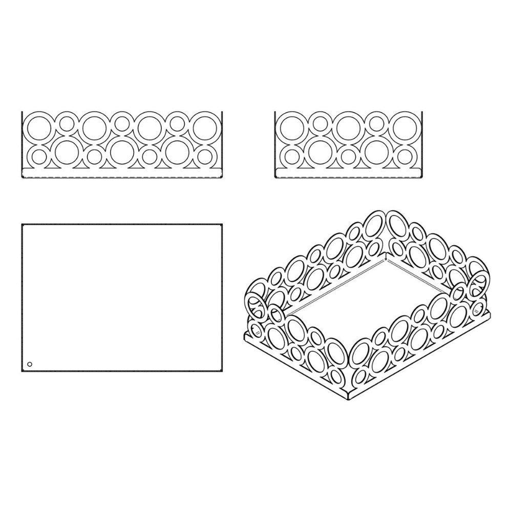 Decorelax Siyah Halka Tasarım Ekmeklik