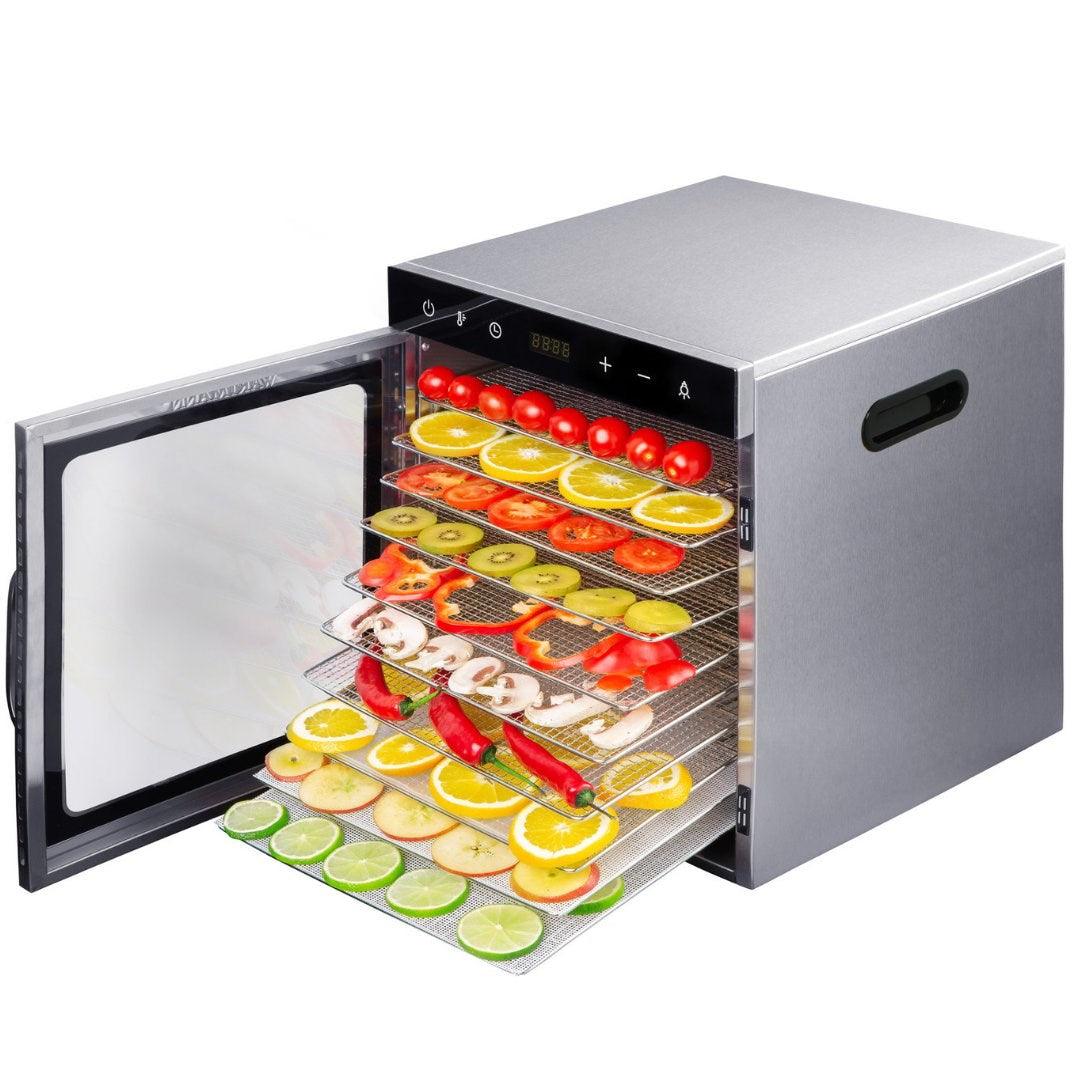 Wartmann Paslanmaz Çelik Meyve ve Sebze Kurutma Makinesi, 10 Tepsi Kapasiteli - Mutbaka