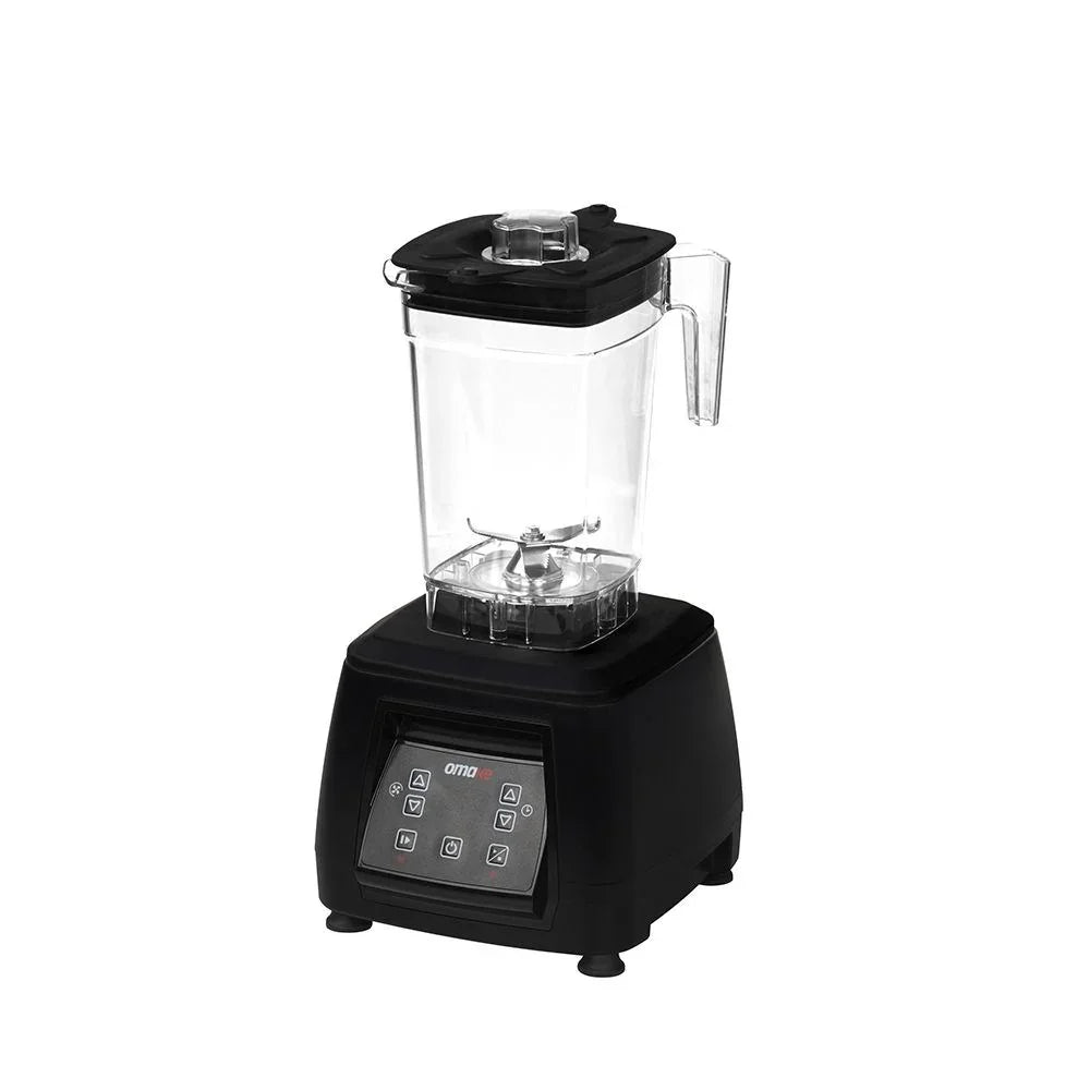 Omake BLE05.E15.0201 Buz Kırıcı Dijital Bar Blender, 2 L, 2200 W, Siyah