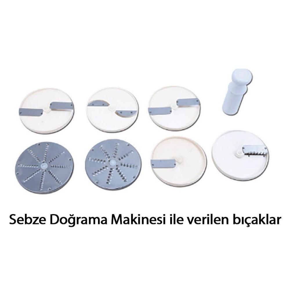 Bosfor USD-02 Ayaklı Sebze Doğrama Makinesi - Mutbaka Endüstriyel Mutfak Ekipmanları