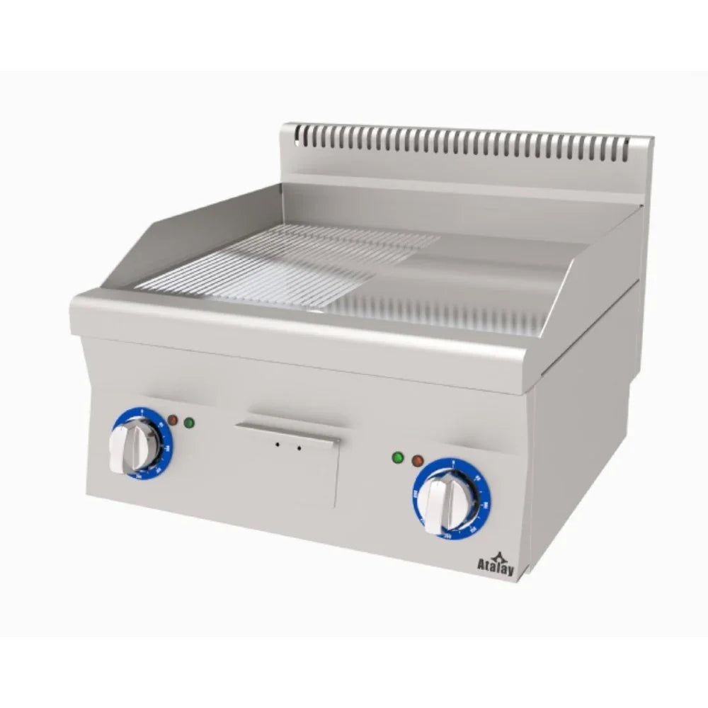 Atalay E AEI-660-ND-CR Plate Izgara Elektrik 600x600 6 Kw - Mutbaka Endüstriyel Mutfak Ekipmanları