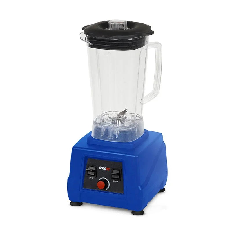 Omake BLE11.E11.0204 Buz Kırıcı Manuel Bar Blender, 3 L, 2200 W, Mavi