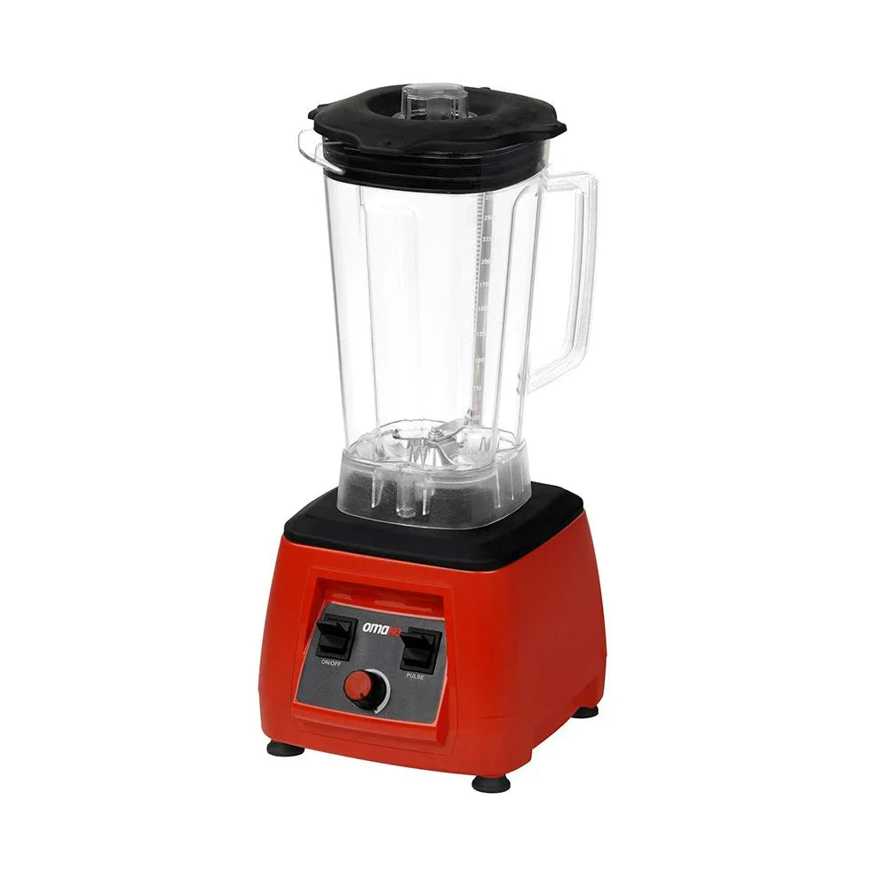 Omake BLE01.E11.0103 Buz Kırıcı Manuel Bar Blender, 3 L, 2200 W, Kırmızı