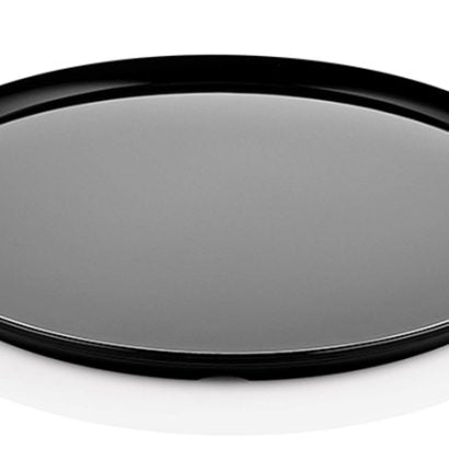Atlasform S707 Yuvarlak Sunum Tepsisi, 33 cm, Siyah