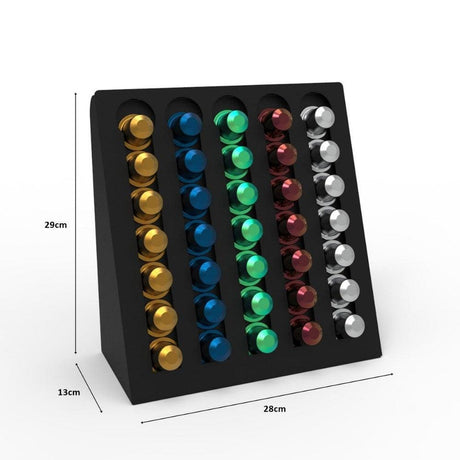 Decorelax Kapsül Kahve Organizer Stand Model-2 Siyah