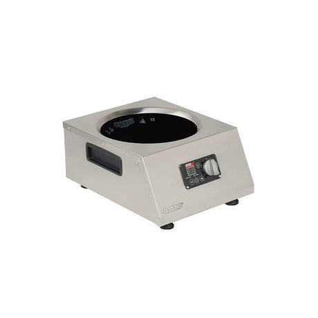 Omake IND25.I15.5000 Cam Yüzeyli Wok İndüksiyon Ocak, 5000 W, Elektrikli