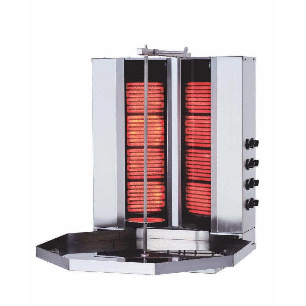 Kalitegaz Elektrikli Döner Ocağı Motorsuz V Model 4+4 RADYAN - Mutbaka
