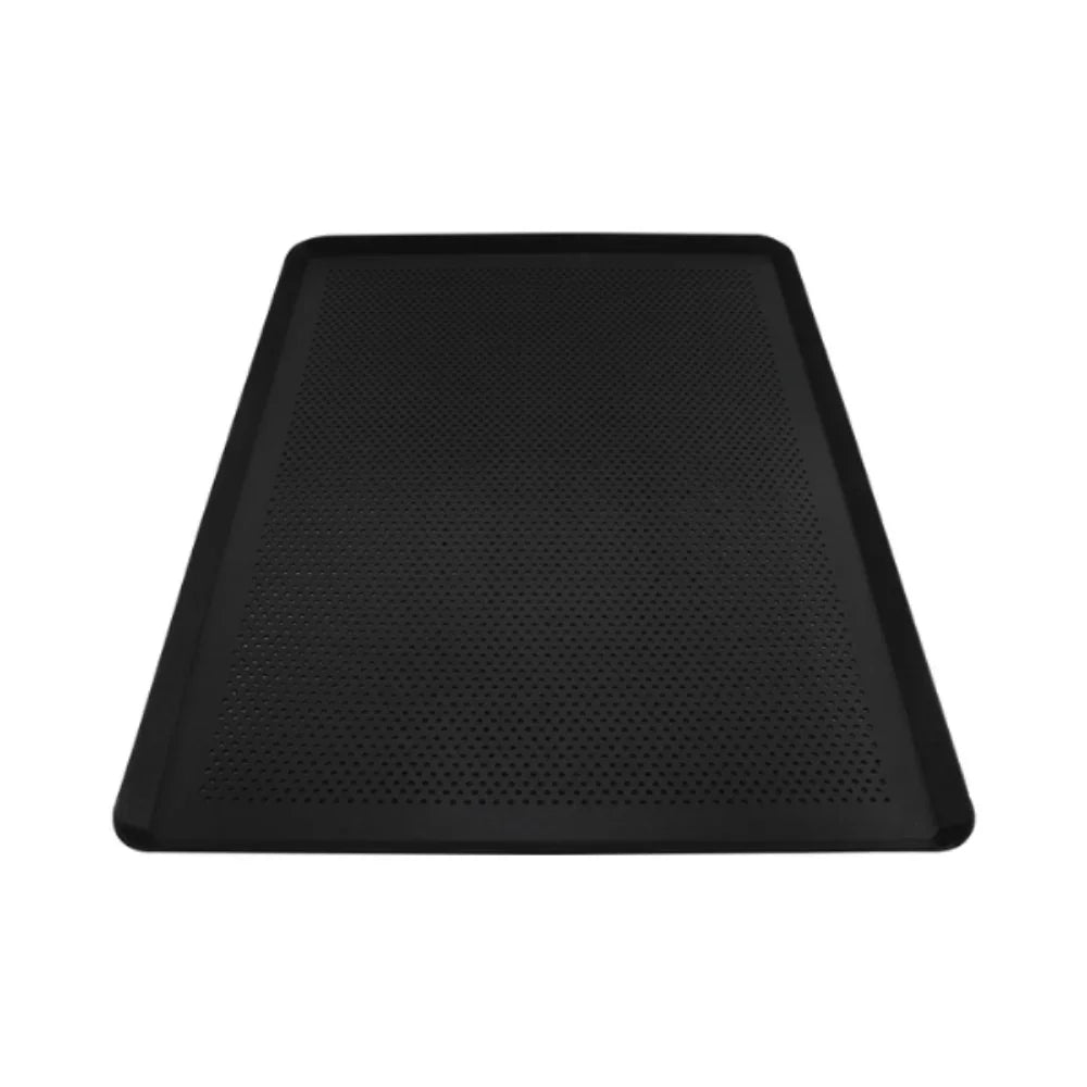 Almetal AL-AÇL.KPL.P.40.60.1 Delikli Teflon Kaplamalı Alüminyum 45° Açılı Tava 2 mm 40x60x1 cm
