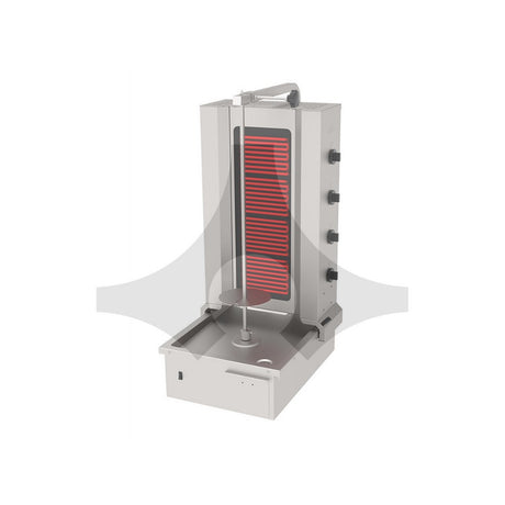 Atalay ADE-4A Döner Ocağı Elektrikli 4 Gözlü Alttan Motor 4 Rezistans 6.4  Kw