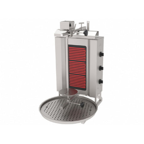Atalay ADE-3U Döner Ocağı Elektrikli 3 Gözlü Üstten Motor 4.8 Kw