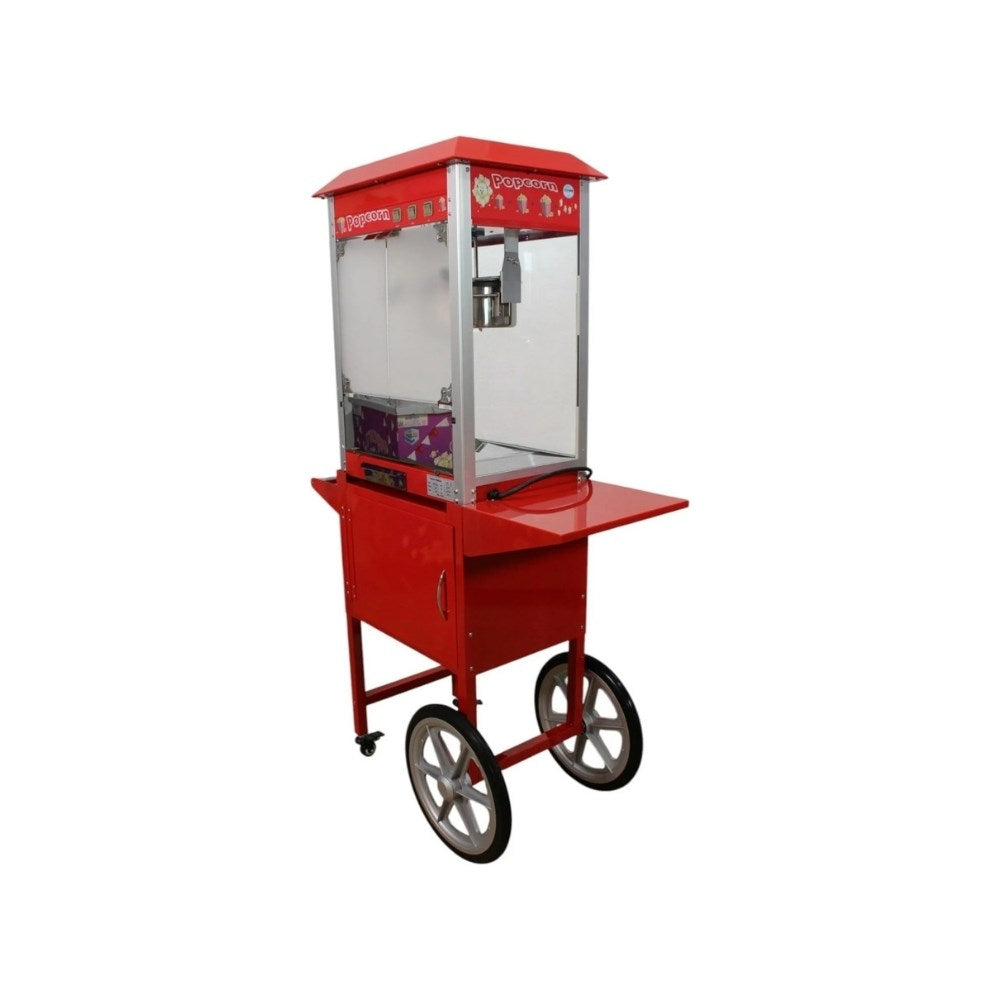 Cemko 1007 Edremit Arabalı Mısır Patlatma Makinesi, 4 kg, 44x93x152 cm