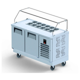 Iceinox FTS 650 CR Hazırlık Buzdolabı, 650 L, SS430, 4 Kapılı