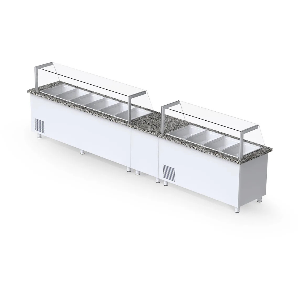 Iceinox NT-01 Nötr Servis Ünitesi, 135 L, SS430, 1 Kapılı