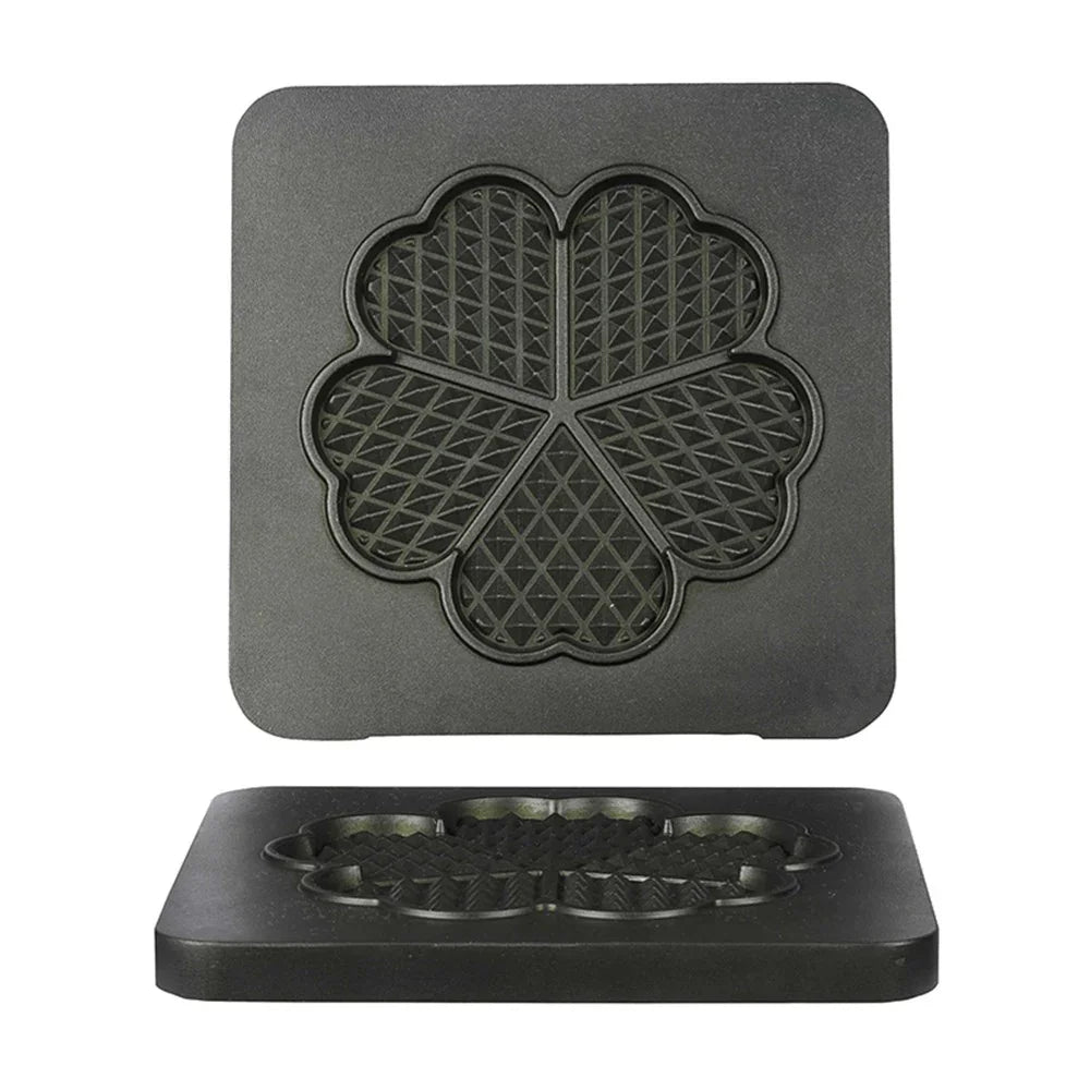 Omake WFL21.KLP.1401 Kare Yuvarlak Waffle Makinesi Kalıbı, Brüksel 3x5 Model