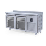Iceinox CTS 330 CR-UG Tezgah Tip GN Buzdolabı 330 L, SS430, 2 Cam Kapılı